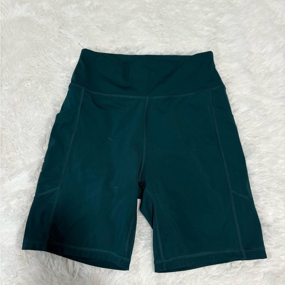 American Eagle Outfitters Pants - American Eagle The Everything Blue Biker Shorts S